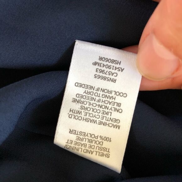 1901 Polka Dot Chiffon Fit & Flare Dress NWT S SP - Picture 12 of 12